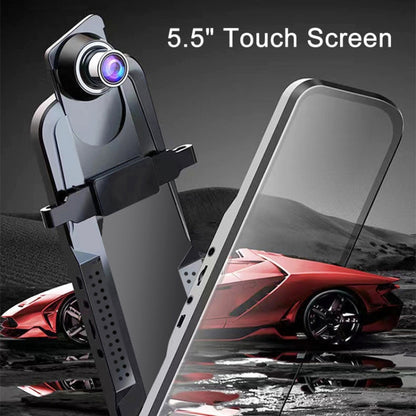 K5 5.5 inch Car Streaming Media Double Recording Vision Driving Recorder, 5.5 inch