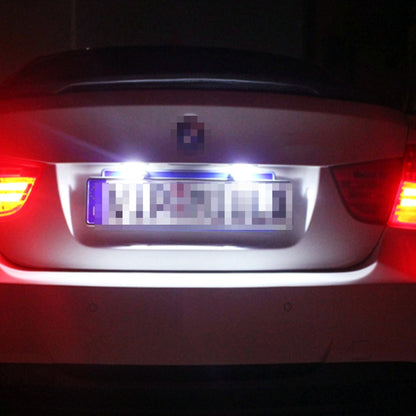 1 Pair DC12V 0.4W 3LEDs SMD-5630 Car / Motorcycle License Plate Light, Cable Length: 27cm, DC12V 0.4W