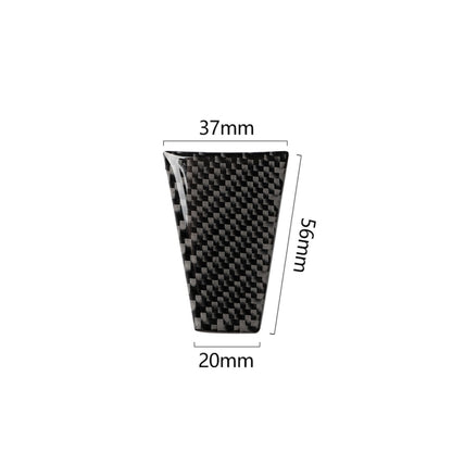 Carbon Fiber Car Steering Wheel Decorative Sticker for Tesla Model S / X, Steering Wheel