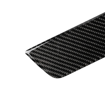 2 PCS Carbon Fiber Car Back Door Threshold Decorative Sticker for Tesla Model 3, Back Door Threshold