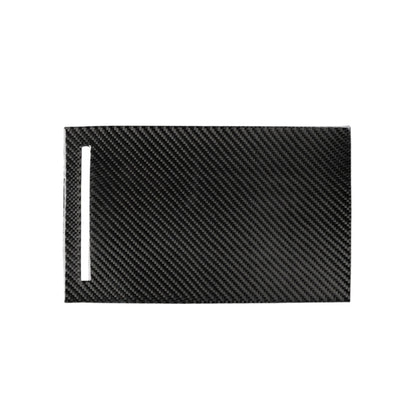 Carbon Fiber Car Storage Box Panel Decorative Sticker for Tesla Model X, Storage Box Panel