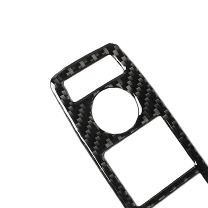 4 PCS Carbon Fiber Car Window Lift Panel Decorative Sticker for Tesla Model X, Window Lift Panel