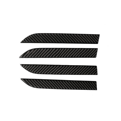 4 PCS Carbon Fiber Car Outer Door Handle Panel Decorative Sticker for Tesla Model X, Outer Door Handle Panel