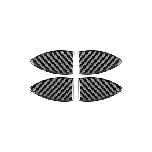 Carbon Fiber Car Inner Door Bowl Decorative Sticker for Toyota Old RAV4 2006-2013,Left and Right Drive Universal, Inner Door Bowl
