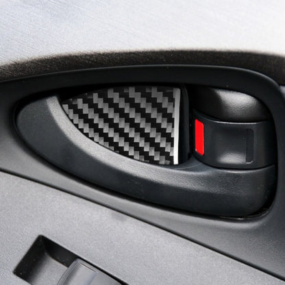 Carbon Fiber Car Inner Door Bowl Decorative Sticker for Toyota Old RAV4 2006-2013,Left and Right Drive Universal, Inner Door Bowl
