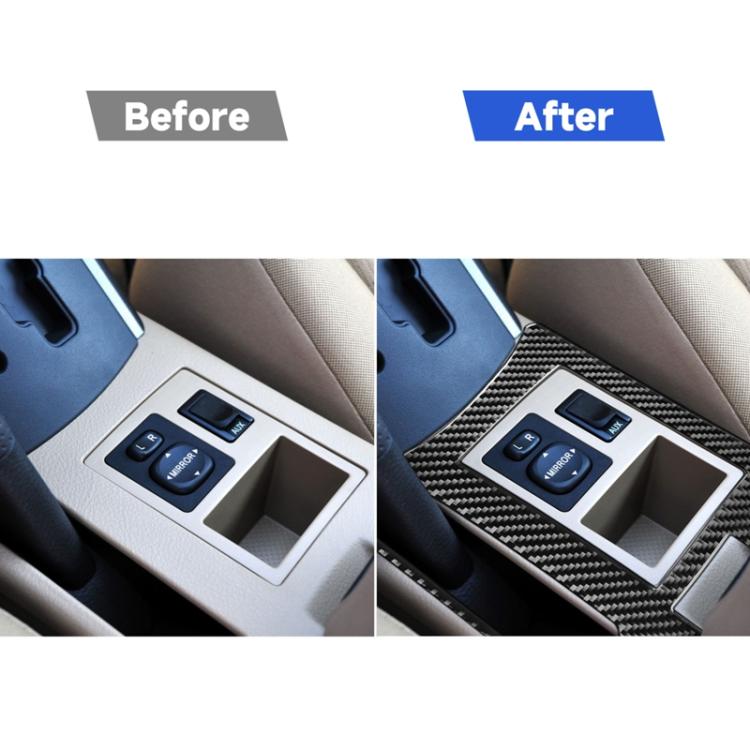 Carbon Fiber Car Handbrake Panel Decorative Sticker for Toyota Old RAV4 2006-2013,Left Drive, Handbrake Panel ,Left Drive