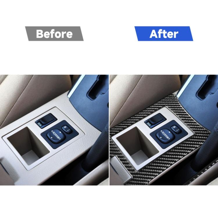 Carbon Fiber Car Handbrake Panel Decorative Sticker for Toyota Old RAV4 2006-2013,Right Drive, Handbrake Panel ,Right Drive