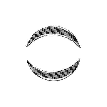 Carbon Fiber Car Steering Wheel Label Decorative Sticker for Toyota Old RAV4 2006-2013,Left and Right Drive Universal, Steering Wheel Label