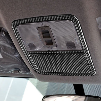 Carbon Fiber Car Front Reading Light Panel Decorative Sticker for Toyota Old RAV4 2006-2013,Left and Right Drive Universal, Front Reading Light Panel