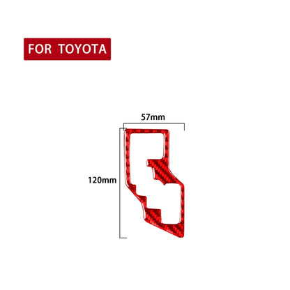 Carbon Fiber Car Gear Decorative Sticker for Toyota Corolla 2014-2018,Right Drive, Gear,Right Drive