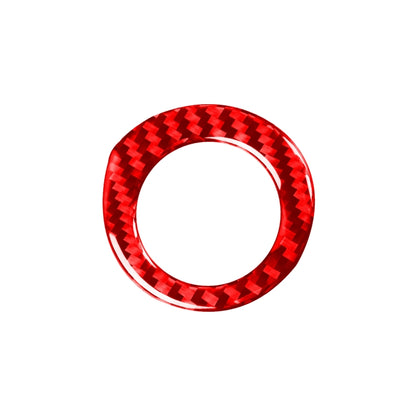 Carbon Fiber Car Ignition Key Ring Decorative Sticker for Toyota Corolla 2014-2018,Left and Right Drive Universal, Ignition Key Ring