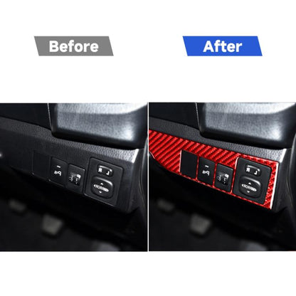 Carbon Fiber Car Headlight Switch Decorative Sticker for Toyota Corolla 2014-2018,Right Drive, Headlight Switch,Right Drive