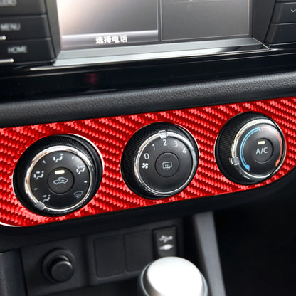 Carbon Fiber Car Air Conditioner Switch Panel A Decorative Sticker for Toyota Corolla 2014-2018,Left Drive, Air Conditioner Switch Panel A,Left Drive