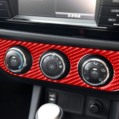 Carbon Fiber Car Air Conditioner Switch Panel A Decorative Sticker for Toyota Corolla 2014-2018,Right Drive, Air Conditioner Switch Panel A,Right Drive