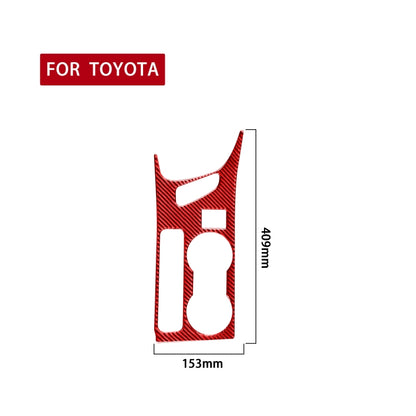 Carbon Fiber Car Cup Holder Panel B Decorative Sticker for Toyota Corolla 2014-2018,Left Drive, Cup Holder Panel B,Left Drive