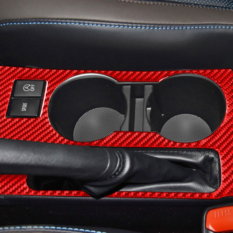Carbon Fiber Car Cup Holder Panel B Decorative Sticker for Toyota Corolla 2014-2018,Left Drive, Cup Holder Panel B,Left Drive