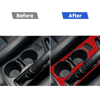 Carbon Fiber Car Cup Holder Panel B Decorative Sticker for Toyota Corolla 2014-2018,Right Drive, Cup Holder Panel B,Right Drive