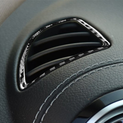 2 PCS / Set Carbon Fiber Car Dashboard Air Outlet Decorative Sticker for Mercedes-Benz B-Class 2019 / GLB 2020,Left and Right Drive Universal, Dashboard Air Outlet