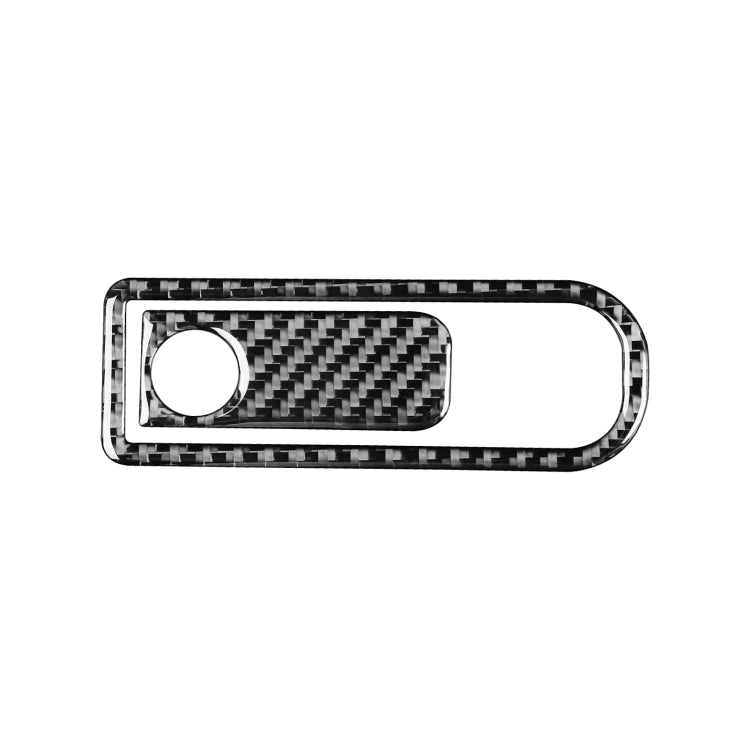 2 PCS / Set Carbon Fiber Car Glove Box Switch Decorative Sticker for Mercedes-Benz B-Class 2019 / GLB 2020,Left and Right Drive Universal, Glove Box Switch