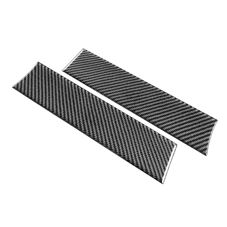 2 PCS / Set Carbon Fiber Car Armrest Box Panel Decorative Sticker for Mercedes-Benz B-Class 2019 / GLB 2020,Left and Right Drive Universal, Armrest Box Panel