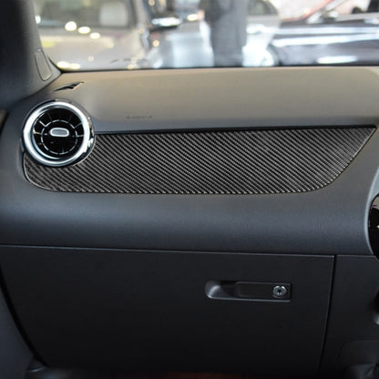 Carbon Fiber Car Co-pilot Control Panel Decorative Sticker for Mercedes-Benz B-Class 2019 / GLB 2020,Right Drive, Co-pilot Control Panel,Right Drive