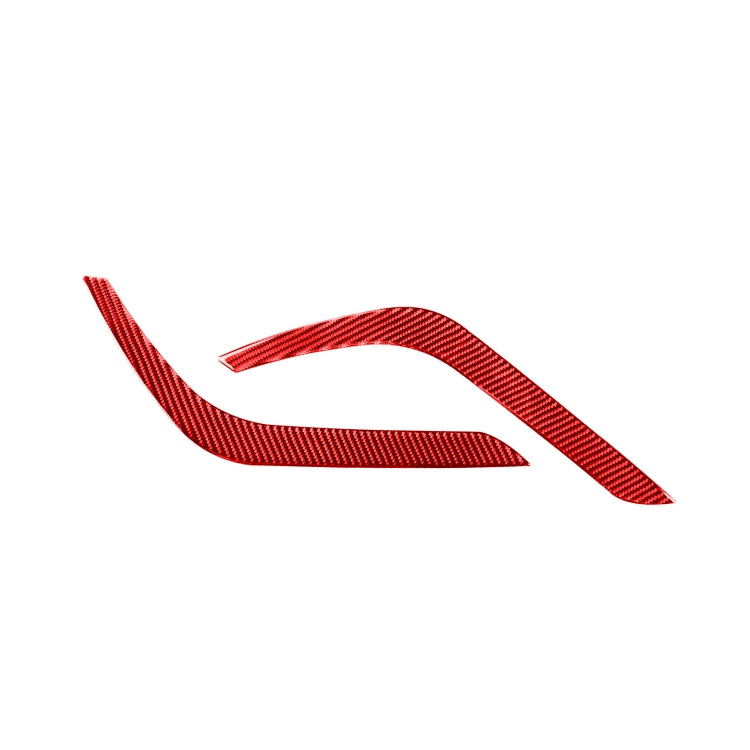 2 PCS / Set Carbon Fiber Car Headlight Eyebrow Decorative Sticker for Toyota Tundra 2014-2018,Left and Right Drive Universal, Headlight Eyebrow