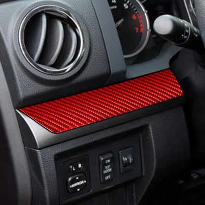 3 PCS / Set Carbon Fiber Car Center Console Strip Decorative Sticker for Toyota Tundra 2014-2018,Left Drive, Center Console Strip,Left Drive