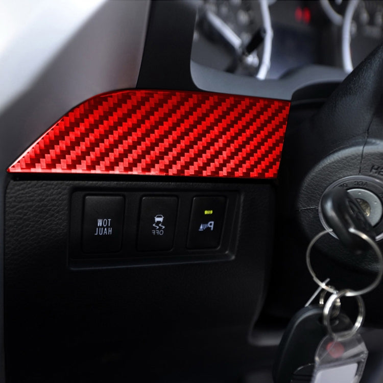 3 PCS / Set Carbon Fiber Car Center Console Strip Decorative Sticker for Toyota Tundra 2014-2018,Right Drive, Center Console Strip,Right Drive