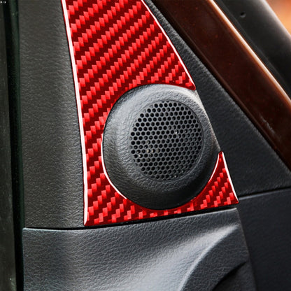 2 PCS / Set Carbon Fiber Car A-pillar Speaker Panel Decorative Sticker for Toyota Tundra 2014-2018,Left and Right Drive Universal, A-pillar Speaker Panel
