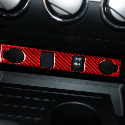 Carbon Fiber Car Cigarette Lighter Switch Decorative Sticker for Toyota Tundra 2014-2018,Left and Right Drive Universal, Cigarette Lighter Switch