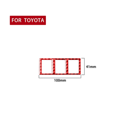 Carbon Fiber Car Mode Switch Decorative Sticker for Toyota Tundra 2014-2018,Left and Right Drive Universal, Mode Switch