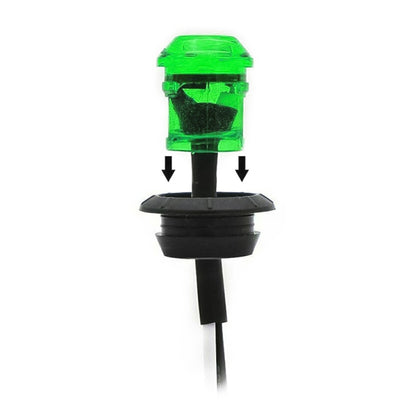 10 PCS MK-009 3/4 inch Car / Truck 3LEDs Side Marker Indicator Lights Bulb Lamp, MK-009(Red Light), MK-009(Yellow Light), MK-009(Blue Light), MK-009(Green Light), MK-009(White Light)
