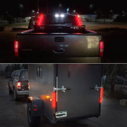 MK-013 Spotlight Dynamic Car Tail Light Signal Lamp Indicator Strobe Flashing Warning Light 12-24V, MK-013