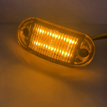 10 PCS MK-019 Car / Truck 6LEDs Side Marker Indicator Lights Bulb Lamp, MK-019 (Yellow Light), MK-019 (Red Light), MK-019 (White Light)