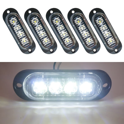 5 PCS MK-087 Car / Truck 4LEDs Side Marker Indicator Lights Bulb Lamp, MK-087(Blue Light), MK-087(Green Light), MK-087(Red Light), MK-087(White Light), MK-087(Yellow Light)
