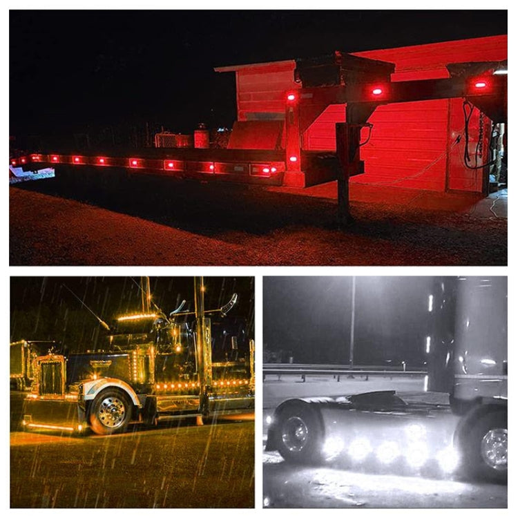 5 PCS MK-093 Car / Truck 6LEDs Side Marker Indicator Lights Bulb Lamp, MK-093(Yellow Light), MK-093(Blue Light), MK-093(Green Light), MK-093(Red Light), MK-093(White Light)