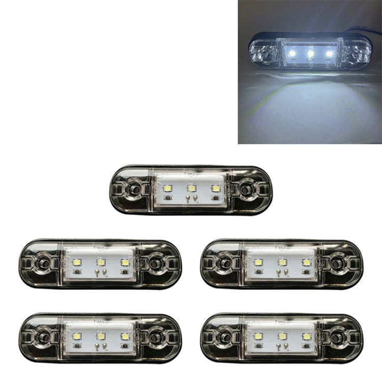 5 PCS MK-327 Car / Truck 3LEDs Side Marker Indicator Light Tail Light, MK-327(Yellow Light), MK-327(Red Light), MK-327(White Light)