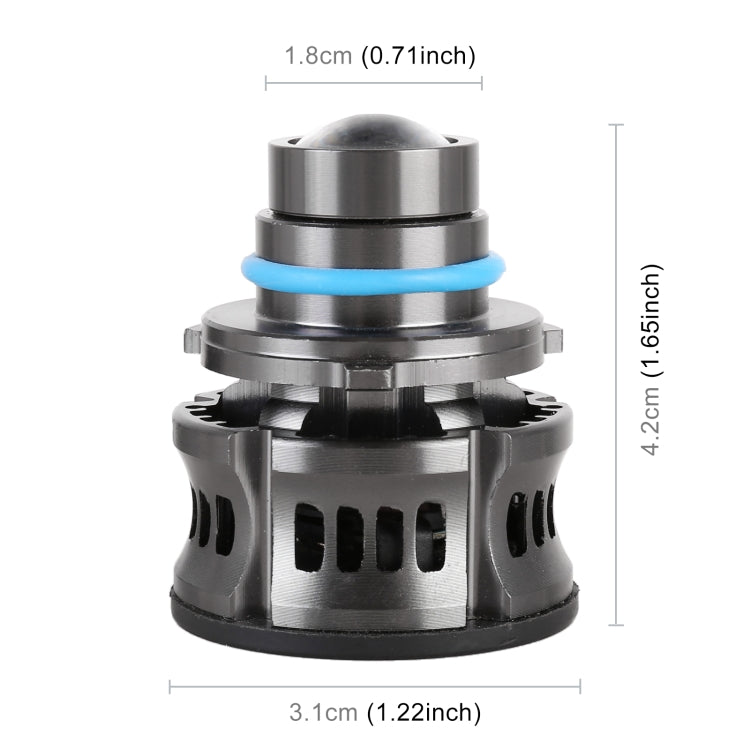 1 Pair 9006 27W / DC12V Car Aluminum Alloy Flashing LED Headlight, 9006 Flashing (Blue Light), 9006 Flashing (Gold Light), 9006 Flashing (Lime Green), 9006 Flashing (White Light)