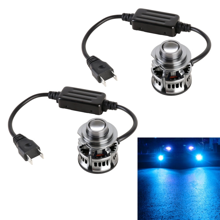 1 Pair H7 27W / DC12V Car Aluminum Alloy Flashing LED Headlight, H7 Flashing (Gold Light), H7 Flashing (Lime Green), H7 Flashing (White Light), H7 Flashing (Blue Light)