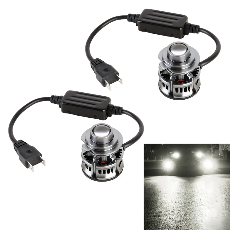 1 Pair H7 27W / DC12V Car Aluminum Alloy Flashing LED Headlight, H7 Flashing (Gold Light), H7 Flashing (Lime Green), H7 Flashing (White Light), H7 Flashing (Blue Light)
