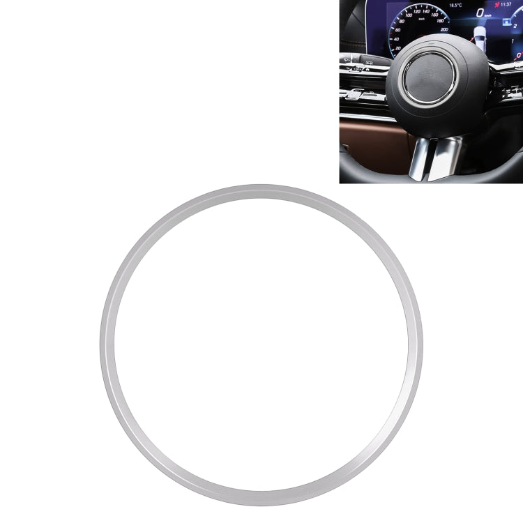 Car Steering Wheel Decorative Ring Cover for Mercedes-Benz,Inner Diameter: 7.2cm, 7.2cm (Blue), 7.2cm (Red), 7.2cm (Silver)
