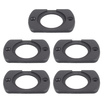 5 PCS 1 Hole Car Modified USB Charging Voltmeter Cigarette Lighter Panel, 1 Hole