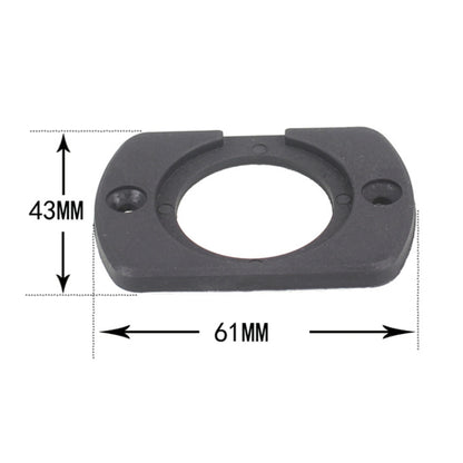 5 PCS 1 Hole Car Modified USB Charging Voltmeter Cigarette Lighter Panel, 1 Hole