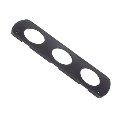 5 PCS 3-Hole Car Modified USB Charging Voltmeter Cigarette Lighter Panel, 3-Hole
