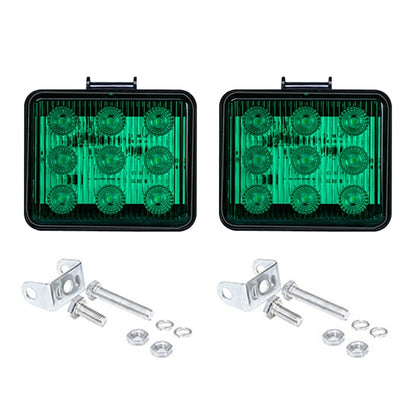 2 PCS ZS-7013 3 inch 9LEDs Strobe Waterproof Car / Truck Warning Light