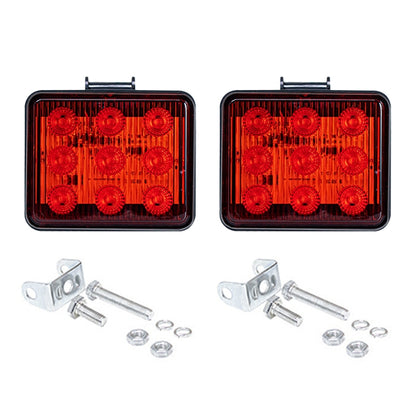 2 PCS ZS-7013 3 inch 9LEDs Strobe Waterproof Car / Truck Warning Light