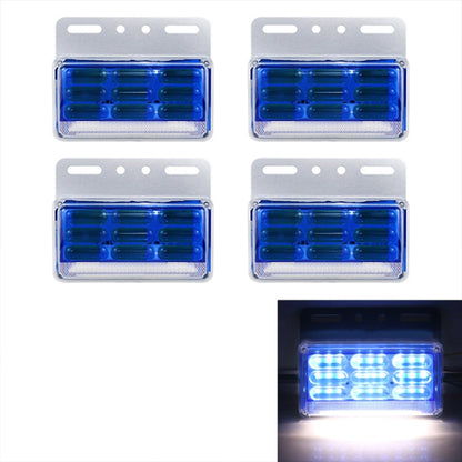 4 PCS ZS-9001 DC24V 9D Waterproof Car / Truck Side Marker Indicator Lights Bulb Lamp, Green Light, Red Light, White Light, Yellow Light, Blue Light