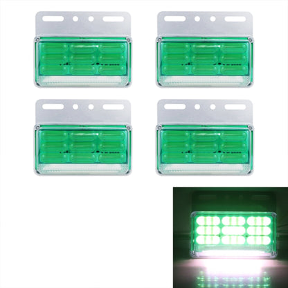4 PCS ZS-9001 DC24V 9D Waterproof Car / Truck Side Marker Indicator Lights Bulb Lamp, Green Light, Red Light, White Light, Yellow Light, Blue Light