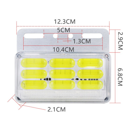 4 PCS ZS-9001 DC24V 9D Waterproof Car / Truck Side Marker Indicator Lights Bulb Lamp, Green Light, Red Light, White Light, Yellow Light, Blue Light