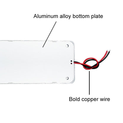2 PCS ZS-3346 DC24V High Bright 105 COB Lamp Beads Car Dome Light Cabin Light Bar, ZS-3346